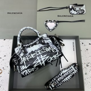 Replica Balenciaga | Women Xs Neo Cagole Leather Shoulder Bag Black Unique