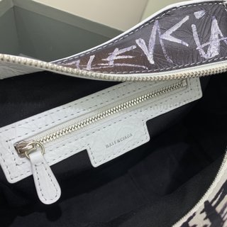 Replica Balenciaga | Women Xs Neo Cagole Leather Shoulder Bag Optic White Unique