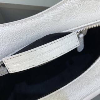 Replica Balenciaga | Women Xs Neo Cagole Leather Shoulder Bag Optic White Unique