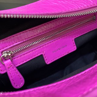 Replica BALENCIAGA CITY Plain Leather Logo Shoulder Bags