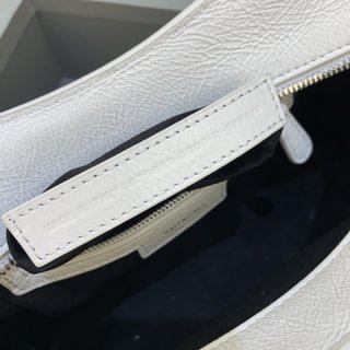 Replica Balenciaga | Women Xs Neo Cagole Leather Shoulder Bag Optic White Unique