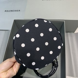 Replica Balenciaga - XS Wheel polka dot bucket bag - women - Polyamide - One Size - Black