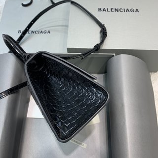 Replica Shop Balenciaga Hourglass Small Handbag Crocodile Embossed | Saks Fifth Avenue