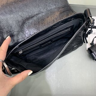 Replica Balenciaga - Le Cagole Xs Crinkled-leather Cross-body Bag - Mens - Black