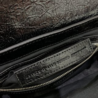 Replica Balenciaga - Le Cagole Xs Crinkled-leather Cross-body Bag - Mens - Black