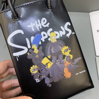 Replica x The Simpsons TM & 20th Television Phone Pouch leather tote