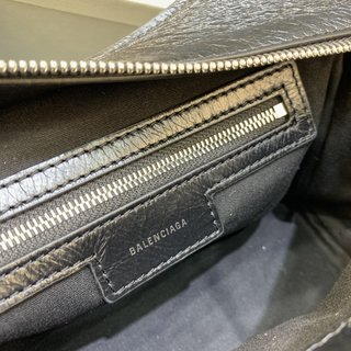 Replica Balenciaga black Neo Cagole mini leather tote bag | Browns