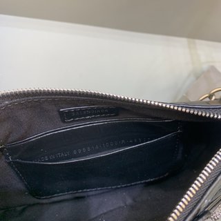 Replica Balenciaga Le Cagole Mini Shoulder Bag - Black/Silver