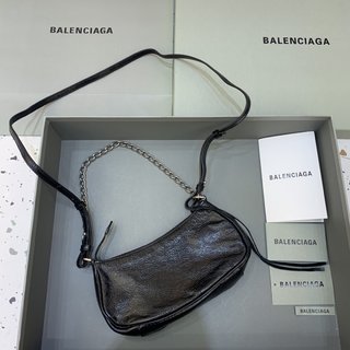 Replica Balenciaga Le Cagole Mini Leather Crossbody Bag, Black, Women's, Handbags & Purses Crossbody Bags & Camera Bags