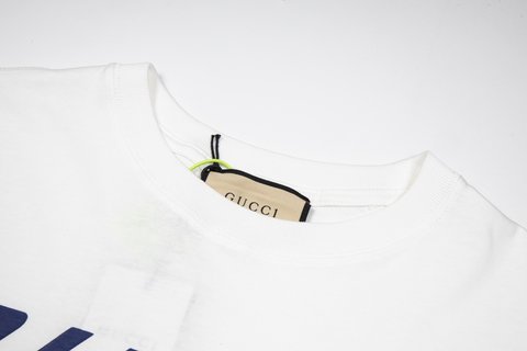 Replica GUCCI Cotton Jersey T-shirt With Gucci Mirror Print