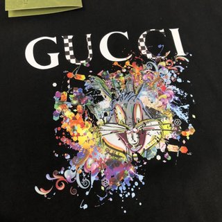 Replica Gucci - Interlocking G cotton T-shirt - men - Cotton - M - Black