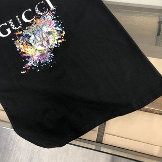 Replica Gucci - Interlocking G cotton T-shirt - men - Cotton - M - Black