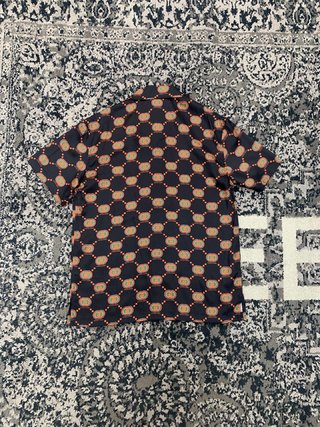 Replica Burnt Orange Mango Floral Print Shirt