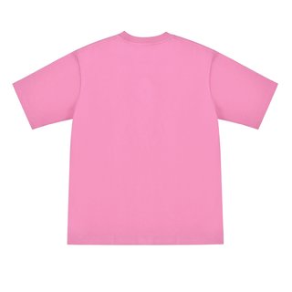 Replica Bioworld Mens Pink Looney Tunes Characters Short Sleeve Graphic Tee Shirt