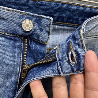 Replica Palm Angels - logo-patch denim jeans