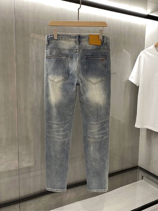 Replica Smoke Rise Rip & Repair Basic Franklin/Blue Men Jeans