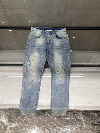 Replica Smoke Rise Rip & Repair Basic Franklin/Blue Men Jeans