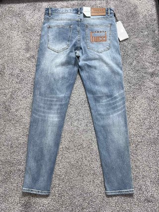 Replica Acne Studios Blue Mid-Rise Straight Leg Jeans