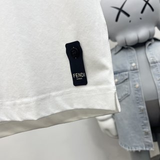 Replica Logo-Embroidered Top White