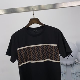 Replica FENDI - T-Shirt, Men, Black