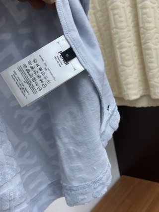 Replica Givenchy - Sweater In 4G Jacquard With Short Sleeves - Baby Blue - Size: S