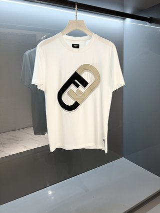 Replica T-Shirt - White jersey T-shirt | Fendi