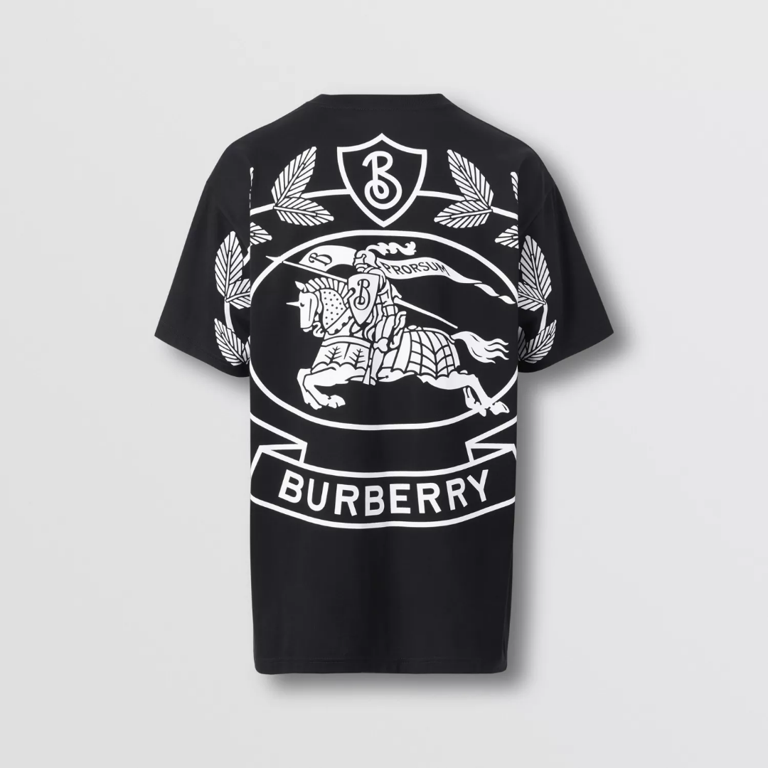 Replica Burberry - logo-print round-neck T-shirt