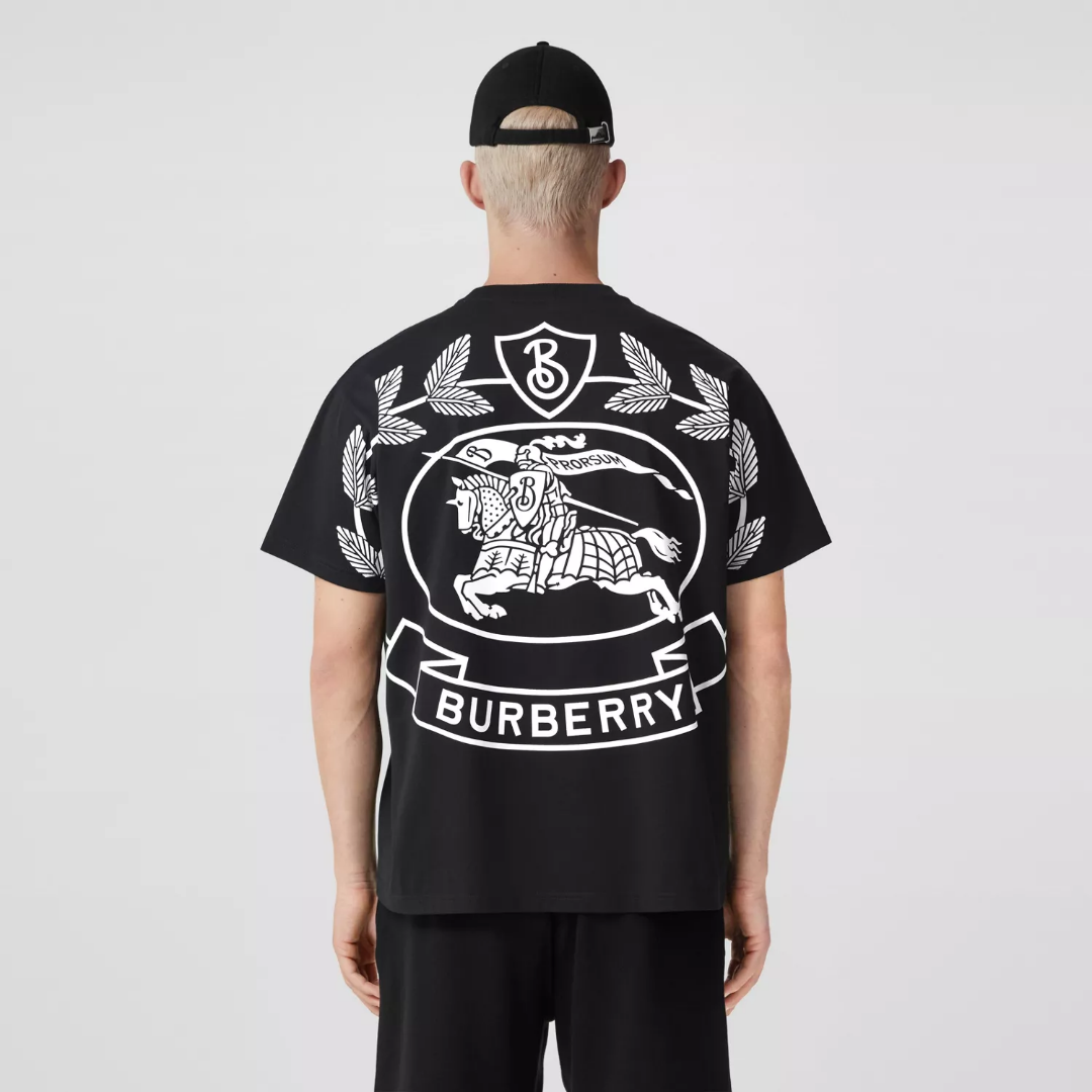 Replica Burberry - logo-print round-neck T-shirt