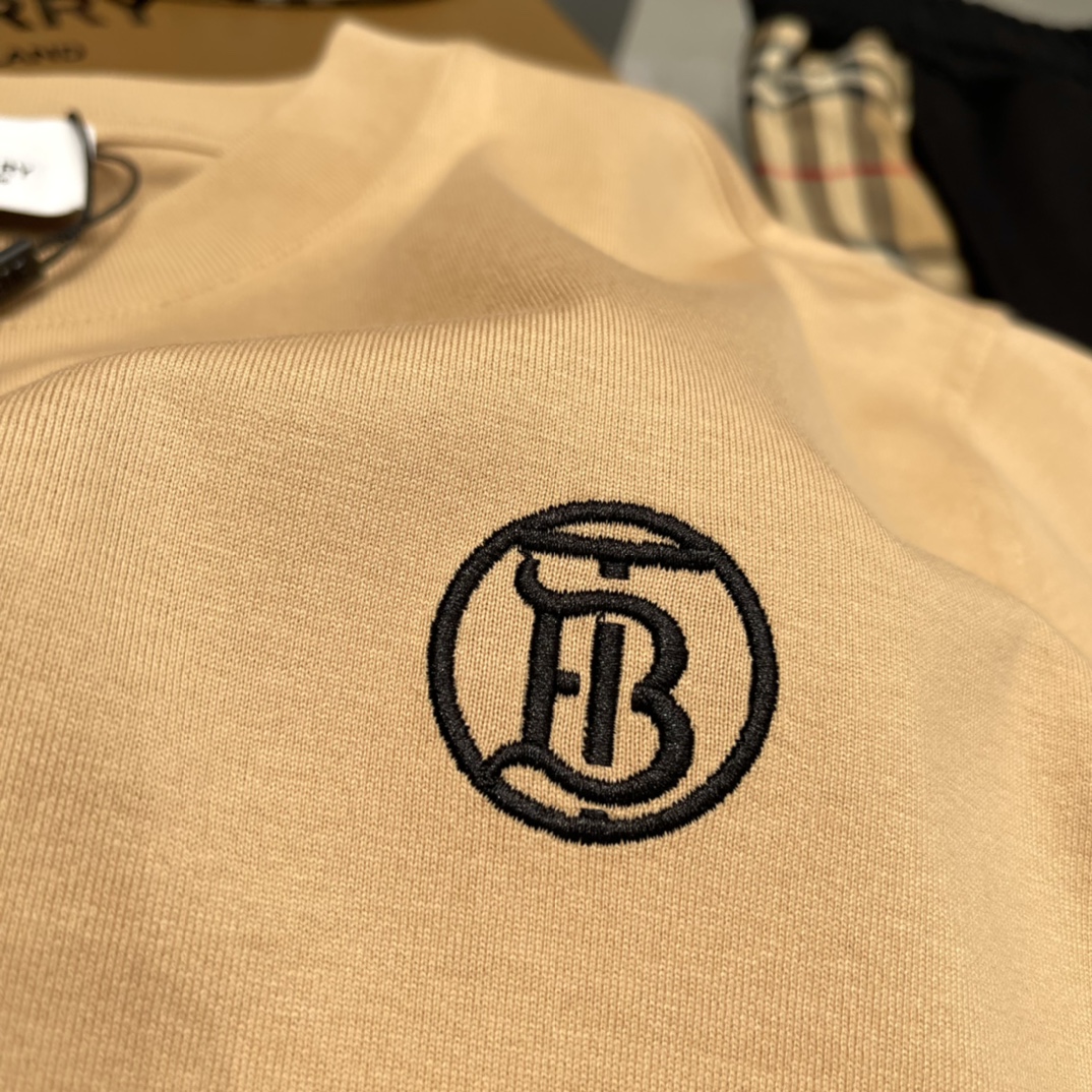 Replica Burberry Cotton Monogram T-Shirt