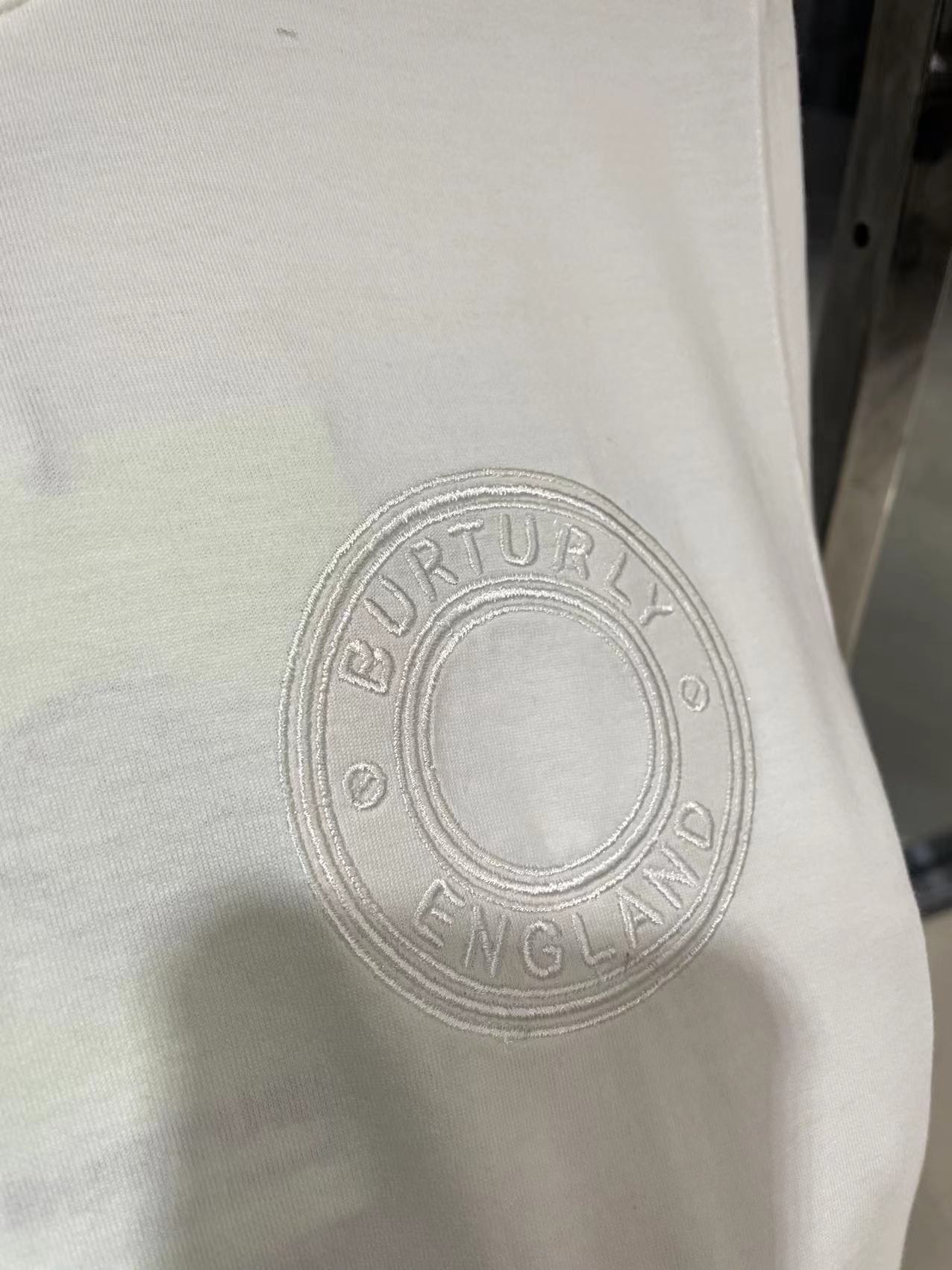 Replica Burberry - Men - Logo-Embroidered Cotton-Jersey T-Shirt