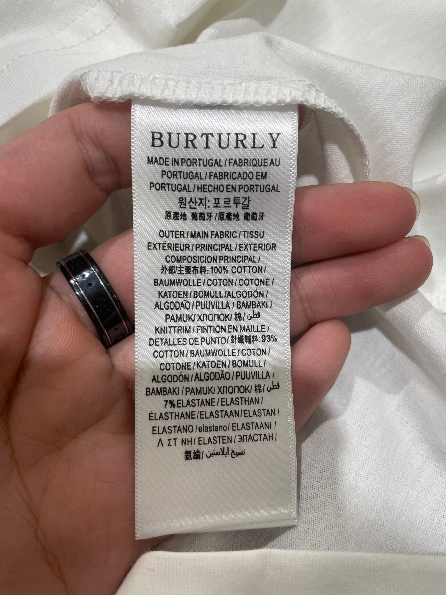 Replica Burberry - Men - Logo-Embroidered Cotton-Jersey T-Shirt